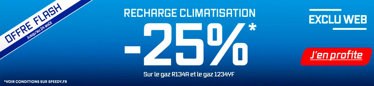 Clim en promotion chez Speedy