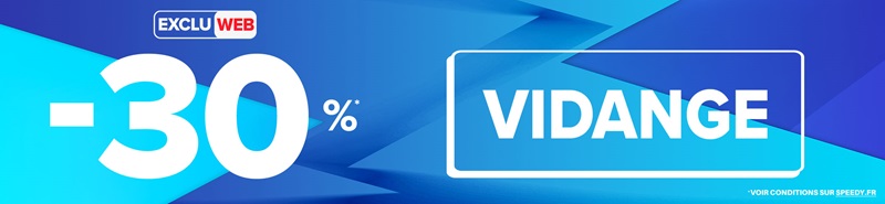 Speedy Promotion vidange exclu web -30%