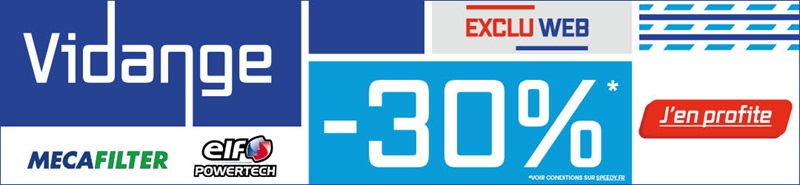 Speedy Promotion Exclu web Vidange Forfait Basic -30%