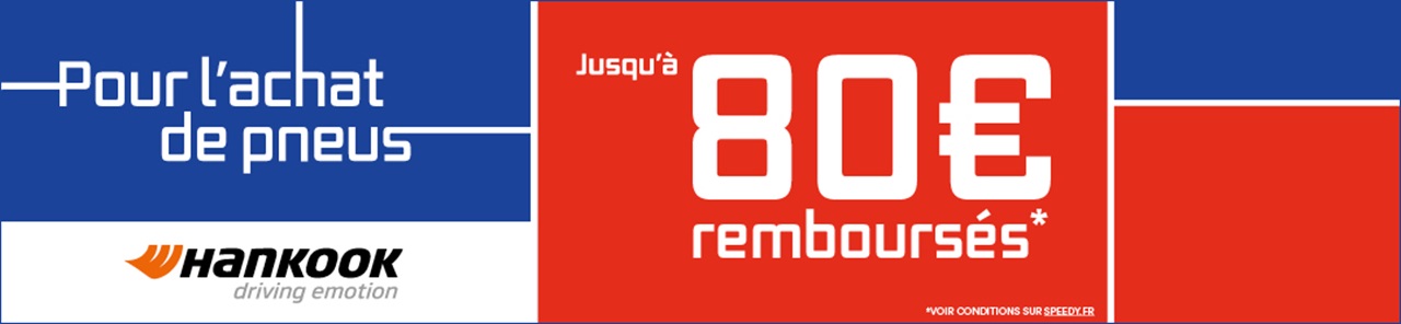 Promotion Speedy Pneus Hankook