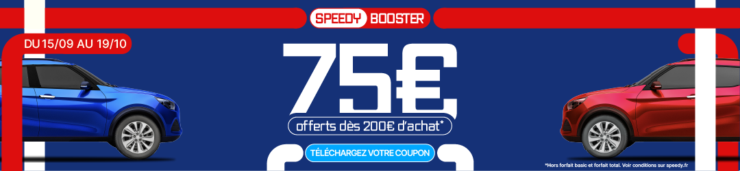 Promotion Speedy Booster Coupon de Réduction 