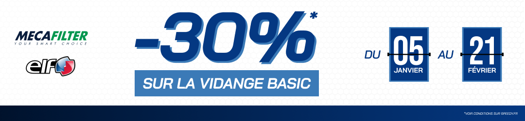 Speedy Promotion vidange exclu web -30%
