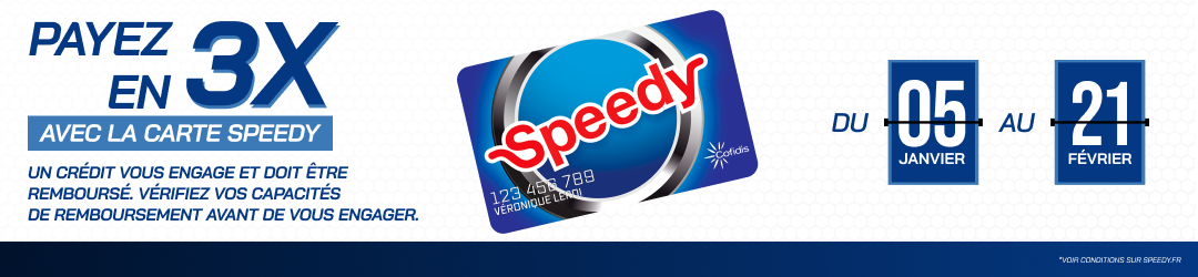 Paiement en 3 fois sans frais avec la carte Speedy