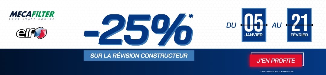 Révision voiture en promotion chez Speedy