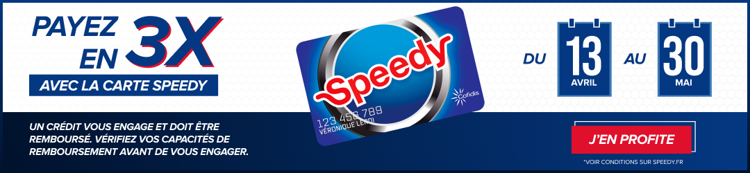 Paiement en 3 fois avec la carte Speedy