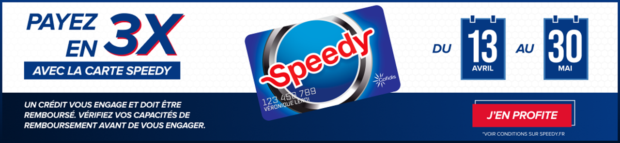 Paiement en 3 fois avec la carte Speedy