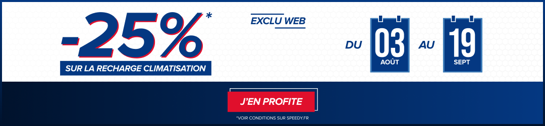 Clim en promotion chez Speedy