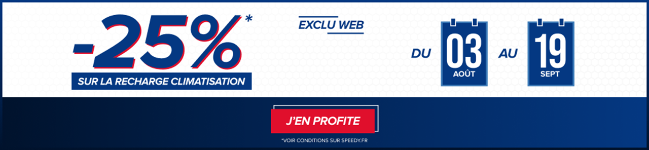 Clim en promotion chez Speedy
