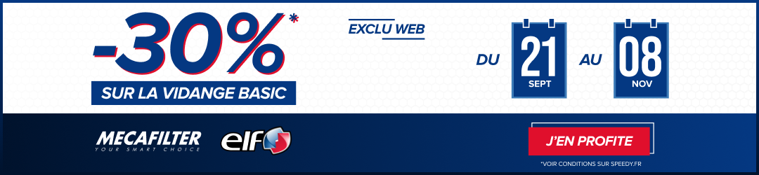 Speedy Promotion vidange exclu web -30%