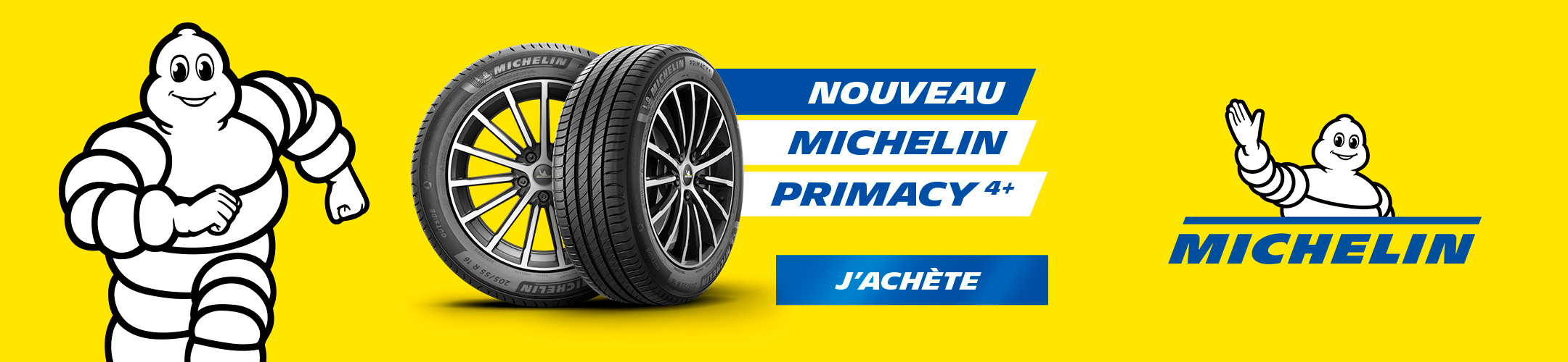 Pneus été Michelin Primacy 4+ disponibles chez Speedy