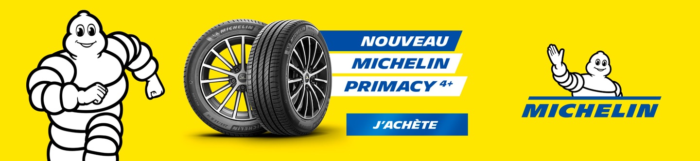 Pneus été Michelin Primacy 4+ disponibles chez Speedy